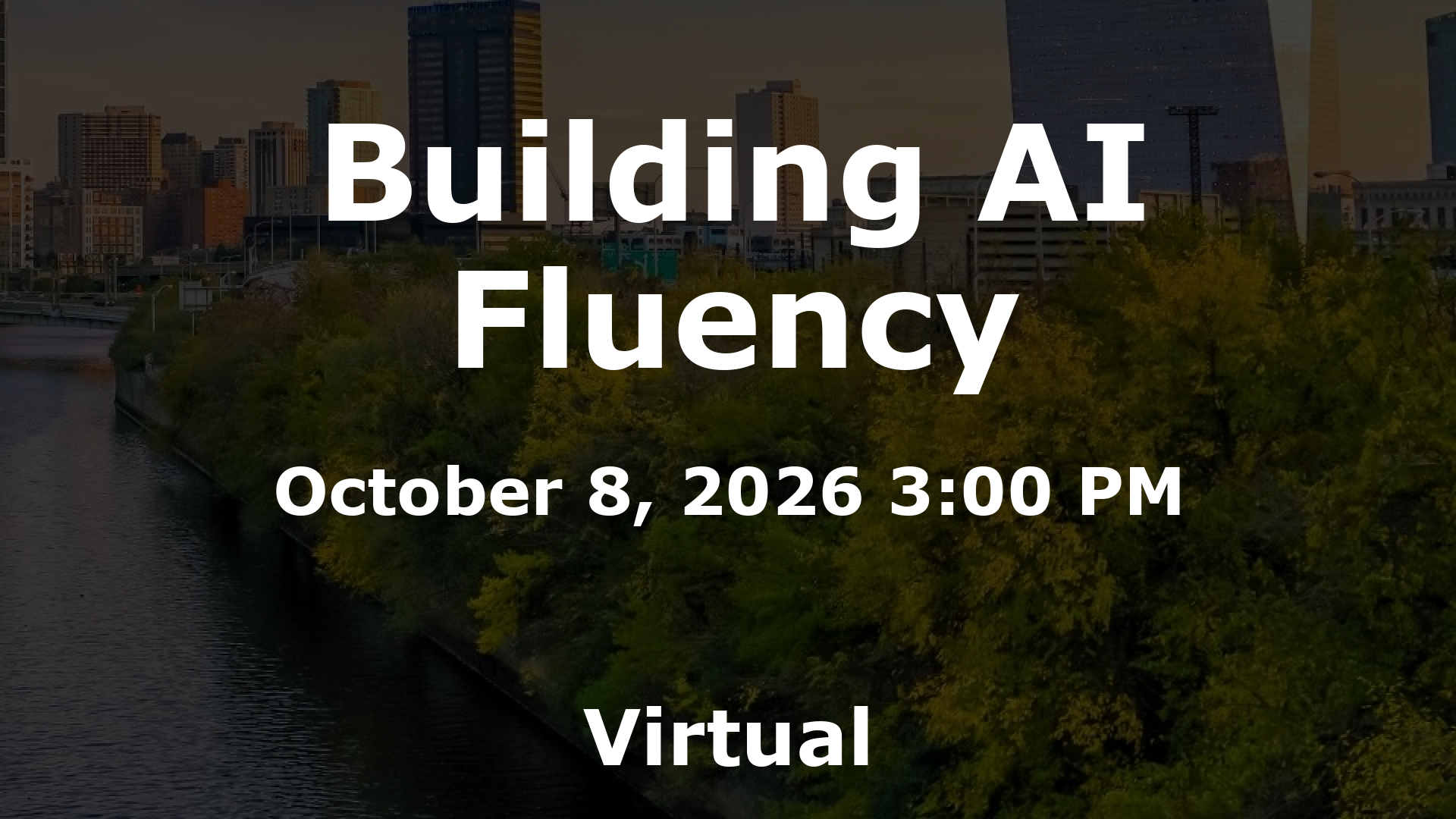 Building AI Fluency event image